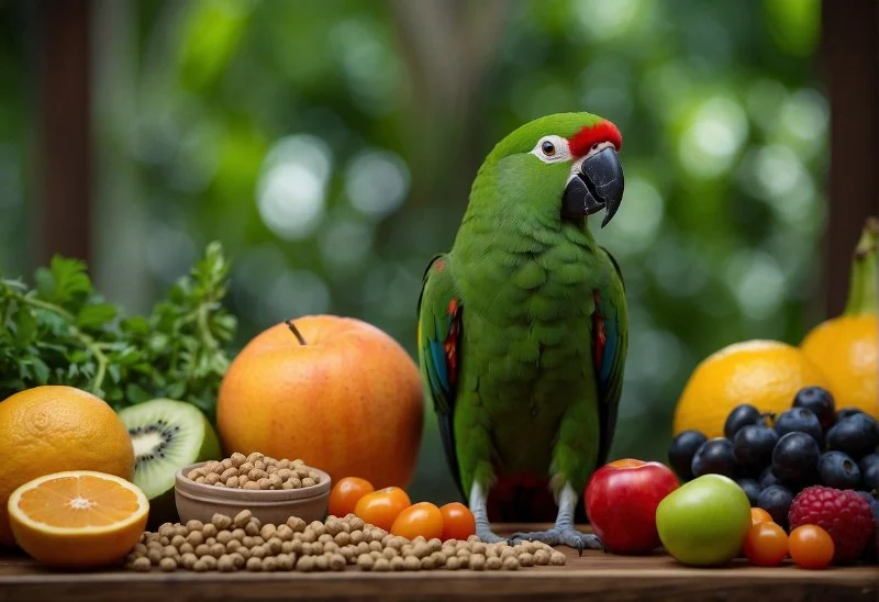 The Best Diet for a Pet Parrot: Seeds, Pellets, and Fresh Foods