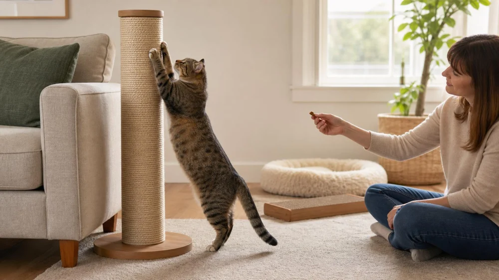 Cat Scratching Posts: Choose, Place, and Teach Use