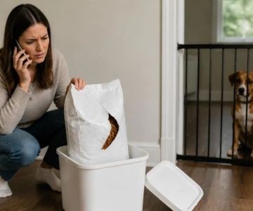 Damaged Pet Food Bag: Isolate, Inspect, and Call