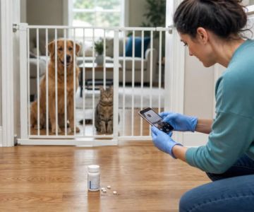 Spilled Pet Medication: Secure Animals, Count Doses, and Call