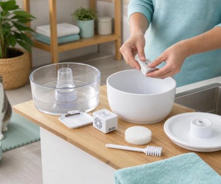 Pet Water Fountain Care: Clean, Filter, and Check the Cord