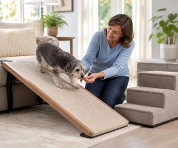 Pet Ramp and Stairs: Check Grip, Support, and Placement