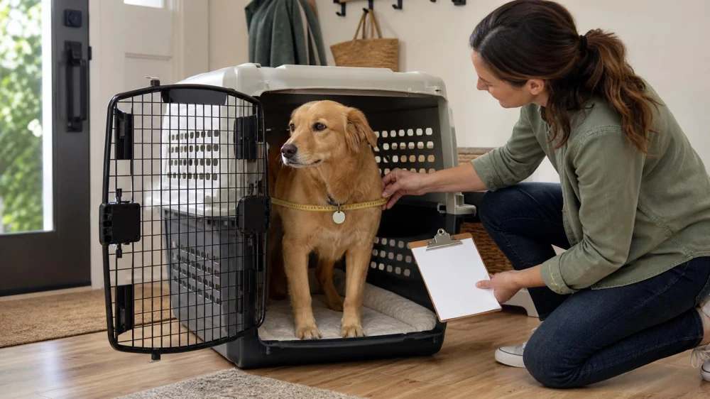 Pet Travel Crate Setup: Fit, Ventilation, and Placement