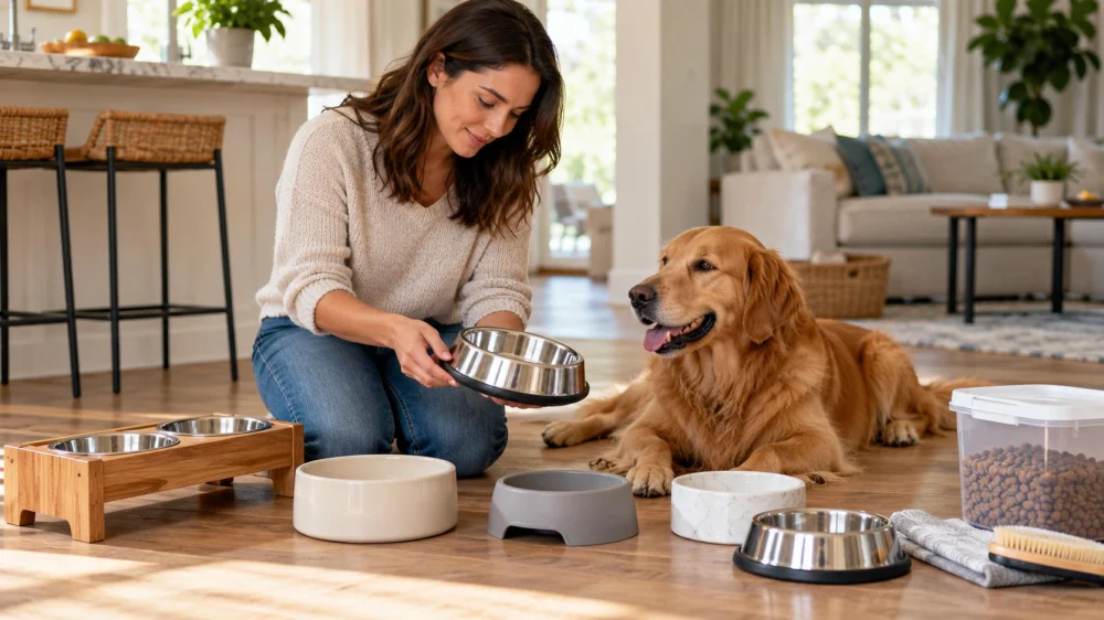 Pet Feeding Bowl Choice: Material, Size, and Cleaning