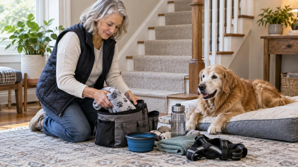 Senior Pet Mobility Log: Stairs, Surfaces, and Recovery