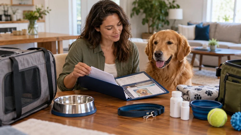 Pet Vaccination File: Dates, Products, and Vet Contact