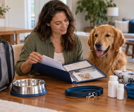 Pet Vaccination File: Dates, Products, and Vet Contact