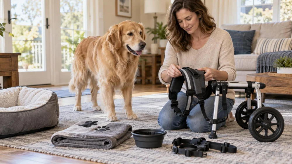 Pet Mobility Aid Check: Size, Grip, and Vet Guidance