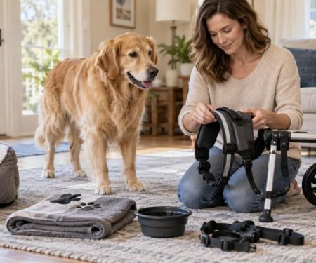 Pet Mobility Aid Check: Size, Grip, and Vet Guidance