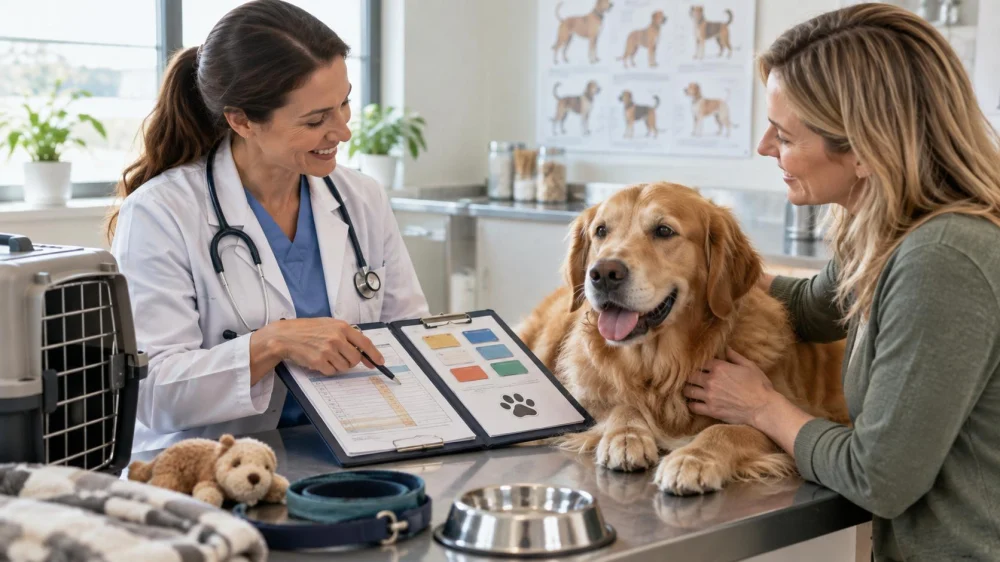 Pet Vaccination File: Dates, Product, and Vet Details