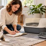 Pet Litter Box Change Log: Output, Habits, and Cleaning