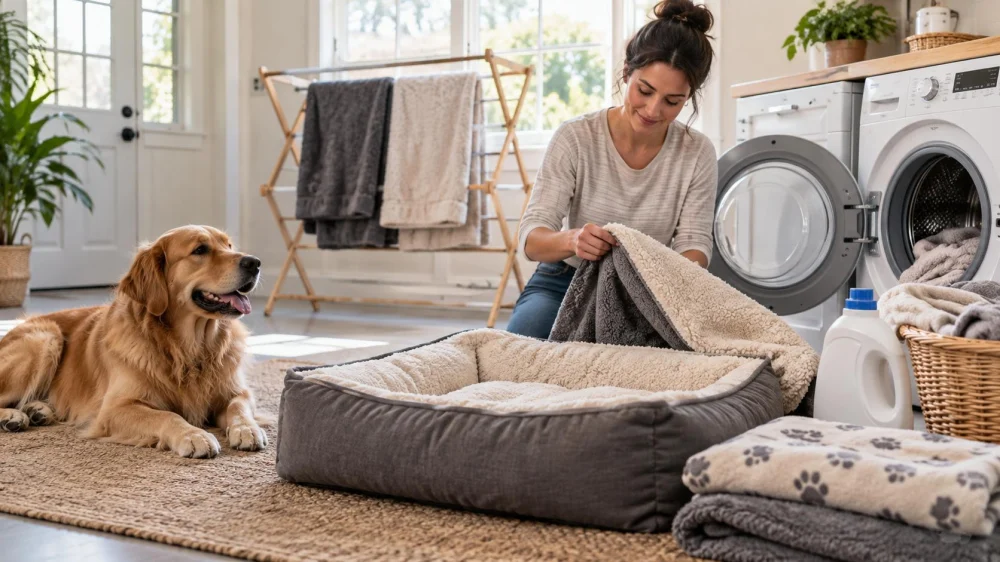 Pet Bedding Wash Plan: Fabric, Detergent, and Drying
