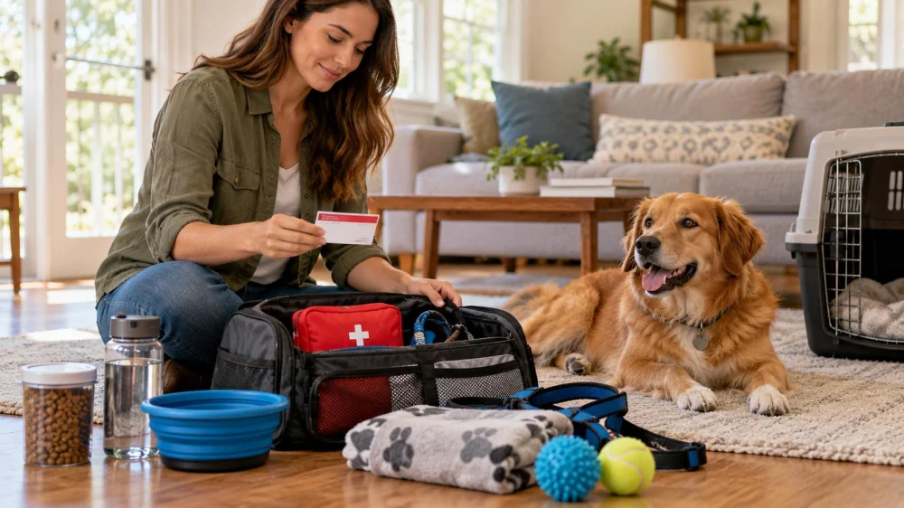 Pet Emergency Contact Card: Vet, Poison, and Transport