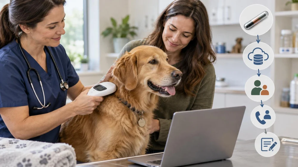 Pet Microchip Record: Number, Registry, and Contacts