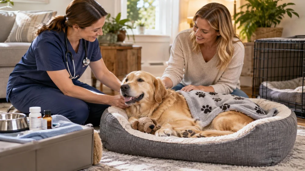 Pet Recovery Space: Set Up Rest After Vet Care